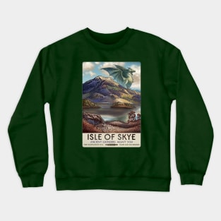 Isle of Skye Travel Poster Crewneck Sweatshirt